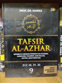 TAFSIR AL-AZHAR JUZU'28-29-30